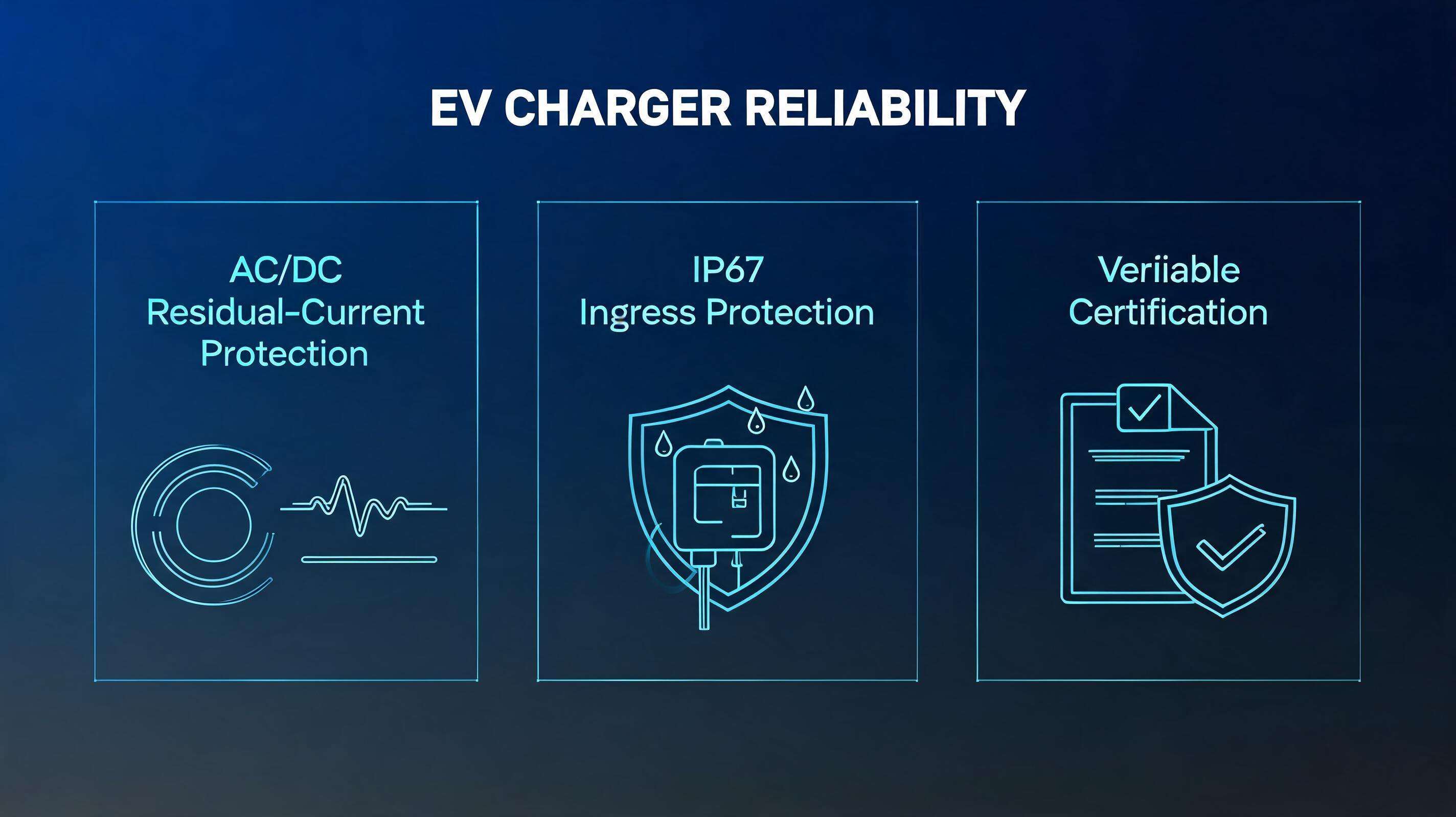 Reliability First: Type B RCD, IP67, and Why B2B Buyers Stopped Buying Cheap EV Chargers